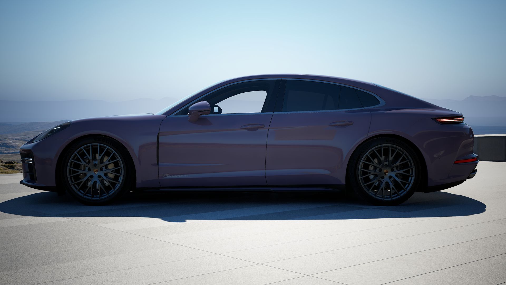 Panamera side view