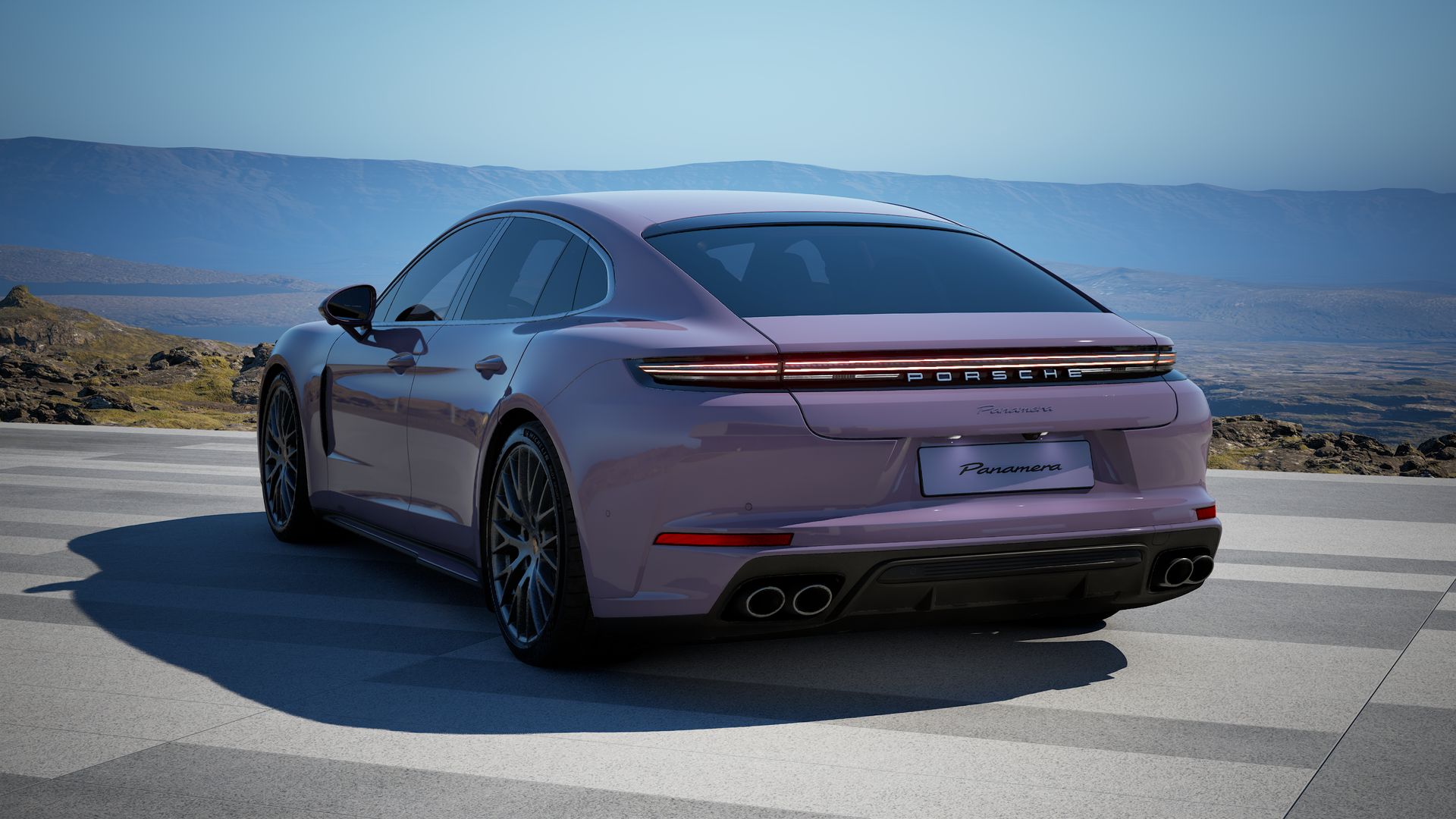 Panamera back view