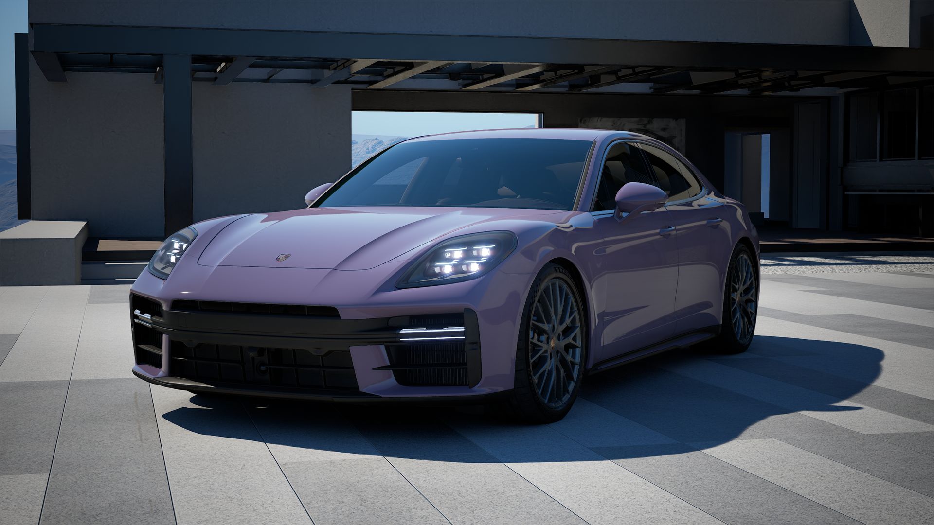Panamera front view