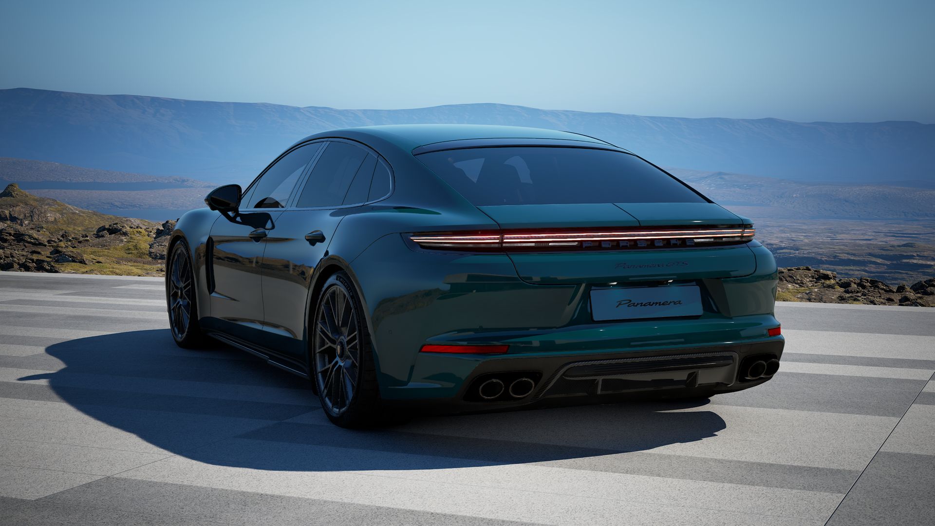 Panamera GTS back view