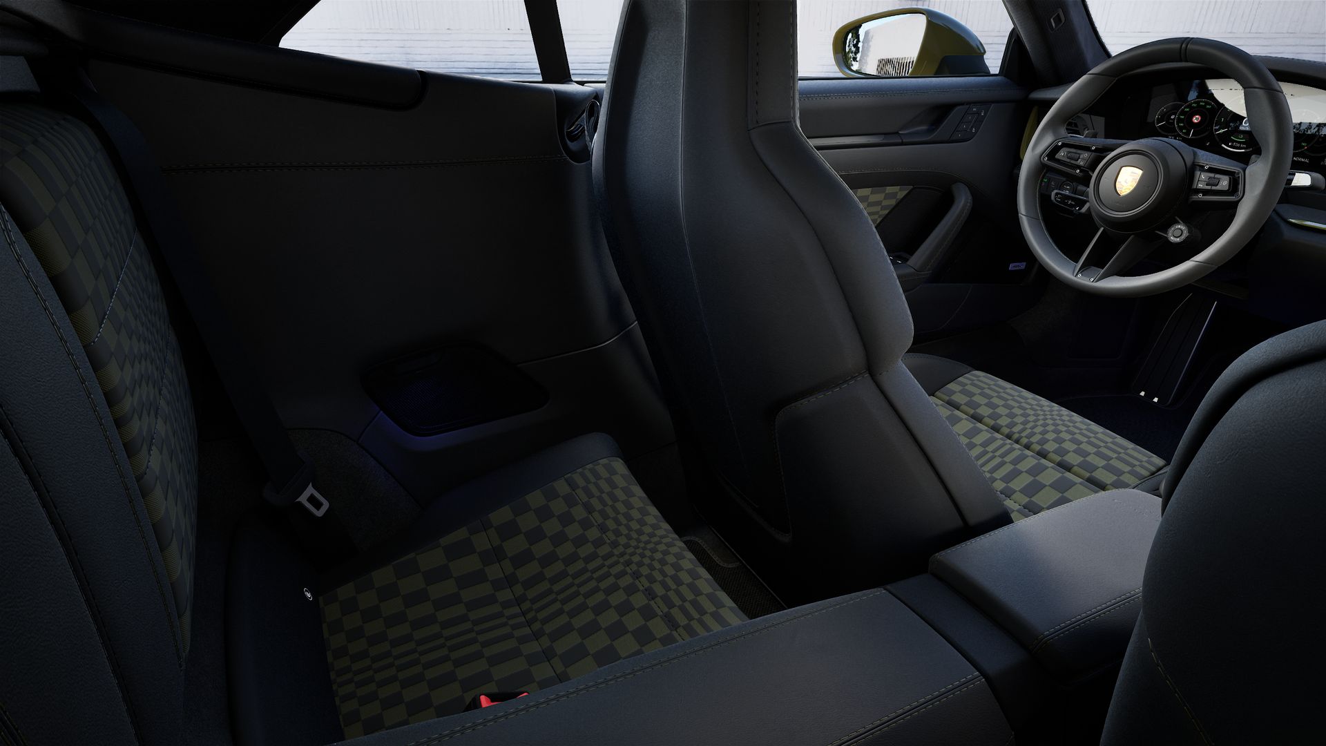 Interior view showing the back seats of 911 Spirit 70