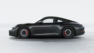 Vista esterna di 911 Carrera 4 GTS che mostra il lato sinistro della vettura