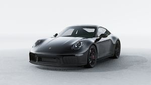 Vista esterna di 911 Carrera 4 GTS che mostra la parte anteriore e il lato sinistro della vettura
