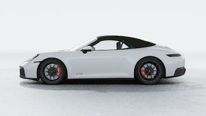 Die Außenansicht von 911 Carrera 4 GTS Cabriolet zeigt die linke Seite des Fahrzeugs