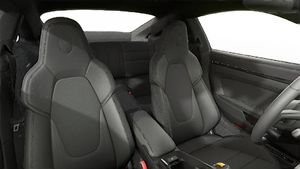 Vista interna dei sedili anteriori di 911 GT3 con pacchetto Touring