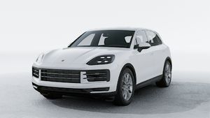 Außenansicht von Cayenne mit der Vorderseite und der linken Seite des Fahrzeugs