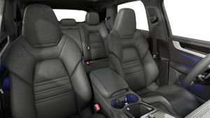 Innenansicht mit den Vordersitzen von Cayenne E-Hybrid