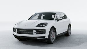 Außenansicht von Cayenne S mit der Vorderseite und der linken Seite des Fahrzeugs