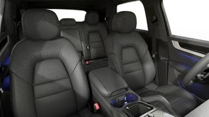 Innenansicht mit den Vordersitzen von Cayenne S E-Hybrid