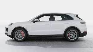 Die Außenansicht von Cayenne S E-Hybrid zeigt die linke Seite des Fahrzeugs
