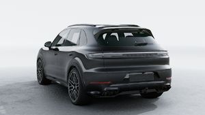 Außenansicht von Cayenne GTS mit der Rückseite und der linken Seite des Fahrzeugs