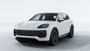 Vista esterna di Cayenne GTS che mostra la parte anteriore e il lato sinistro della vettura
