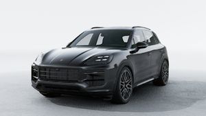 Außenansicht von Cayenne GTS mit der Vorderseite und der linken Seite des Fahrzeugs