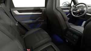 Innenansicht mit den Rücksitzen von Cayenne Coupé
