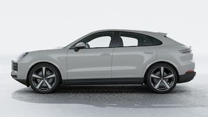 Vue extérieure de Cayenne E-Hybrid Coupé montrant le côté gauche de la voiture