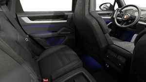 Innenansicht mit den Rücksitzen von Cayenne S Coupé