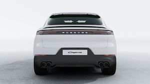 Außenansicht von Cayenne S Coupé mit Blick auf das Heck des Fahrzeugs