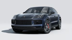 Außenansicht von Cayenne S Coupé mit der Vorderseite und der linken Seite des Fahrzeugs