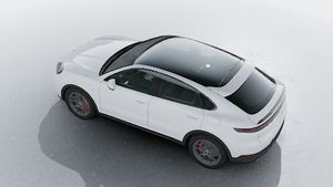 Außenansicht von Cayenne S E-Hybrid Coupé von oben gesehen