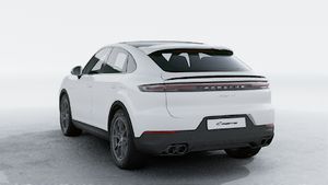 Außenansicht von Cayenne S E-Hybrid Coupé mit der Rückseite und der linken Seite des Fahrzeugs