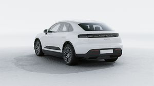 Außenansicht von Macan 4S mit der Rückseite und der linken Seite des Fahrzeugs