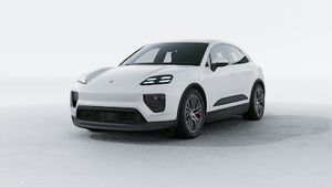 Außenansicht von Macan 4S mit der Vorderseite und der linken Seite des Fahrzeugs