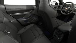 Innenansicht mit den Rücksitzen von Taycan GTS Sport Turismo