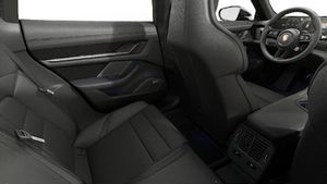 Innenansicht mit den Rücksitzen von Taycan GTS Sport Turismo