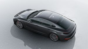 Außenansicht von Panamera 4S E-Hybrid von oben gesehen