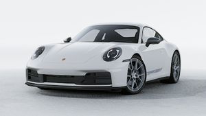 911 Carrera T 外观图，显示汽车的前部和左侧