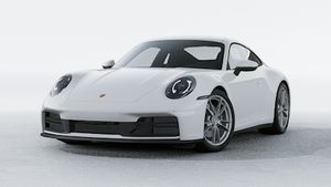 911 Carrera 外观图，显示汽车的前部和左侧