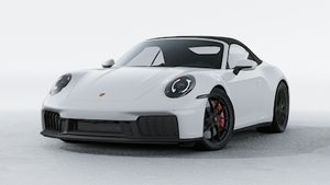 911 Carrera GTS Cabriolet 外观图，显示汽车的前部和左侧