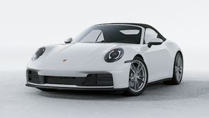 911 Carrera Cabriolet 外观图，显示汽车的前部和左侧
