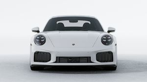 Exterior view of 911 Turbo S showing the front of the car