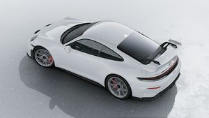 从高处俯瞰 911 GT3 外观