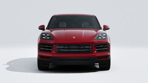 Exterior view of Cayenne Passion showing the front of the car