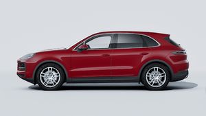 Exterior view of Cayenne Passion showing the left side of the car