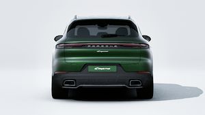 Exterior view of Cayenne Active showing the rear of the car
