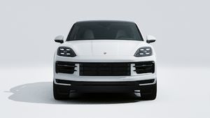 Exterior view of Cayenne Coupé showing the front of the car