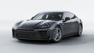 Exterior view of Panamera showing the front and left side of the car