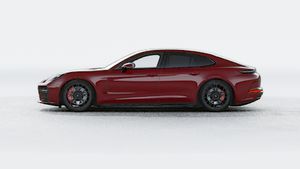 Exterior view of Panamera GTS showing the left side of the car