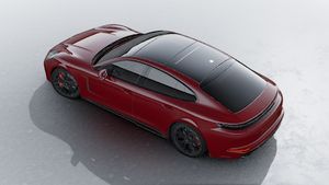 Exterior view of Panamera GTS seen from above