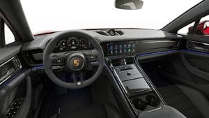 方向盘和仪表盘的内部视图 Panamera GTS