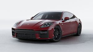 Panamera GTS 外观图，显示汽车的前部和左侧