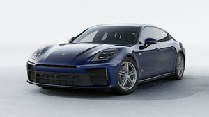Exterior view of Panamera 4 Executive showing the front and left side of the car