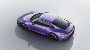 Vista exterior do 911 Carrera GTS, de cima