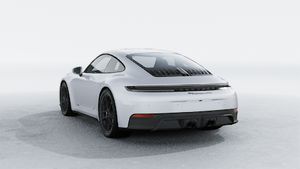 Vista exterior do 911 Carrera GTS, de trás e lateral esquerda