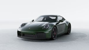 Vista exterior do 911 Carrera GTS, de frente e lateral esquerda