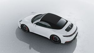 Vista exterior do 911 Carrera GTS Cabriolet, de cima
