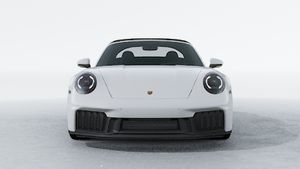 Vista exterior do 911 Targa 4 GTS, de frente